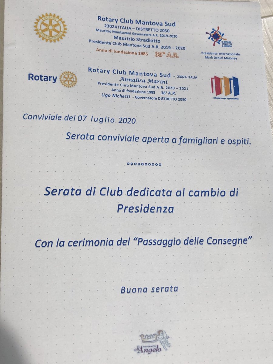 daProfGiacomo's tweet photo. #rotary #mantova #sud https://t.co/ixhSk6AFN5