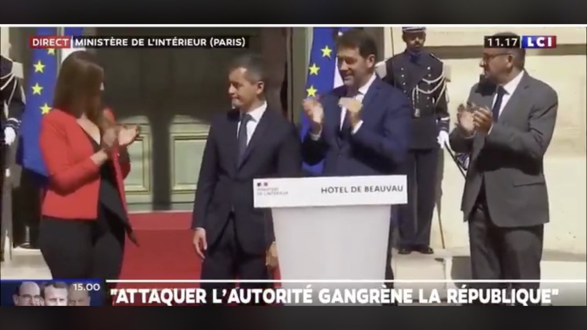 EmilieRadioFr's tweet photo. Mme Schiappa le 20 janvier: 
« Je n’applaudirai pas un homme accusé de viol »
Mme Schiappa le 7 juillet:
« 👏🏼 »

Quel jour avez-vous joué la comédie Madame? @MarleneSchiappa https://t.co/xPnbstZWKt