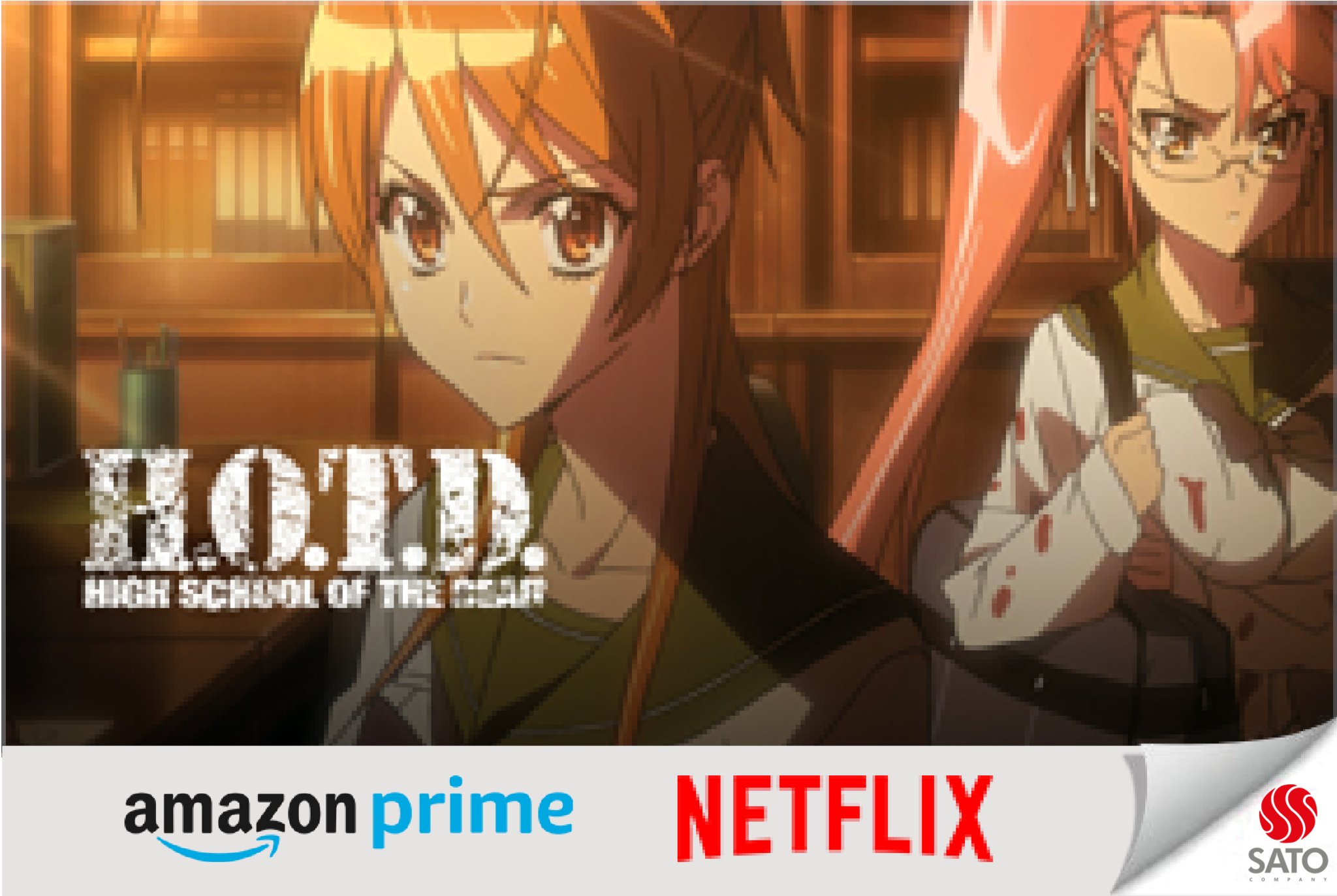 SATO COMPANY on X: HIGH SCHOOL OF THE DEAD!!! Disponível na NETFLIX e   PRIME VIDEO!!! H.O.T.D. É um daqueles animes alucinantes que você  começa a assistir e não para até o