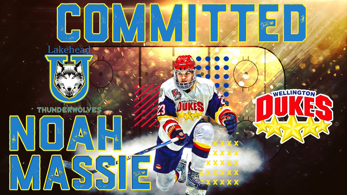 Congratulations to Dukes defenseman @NoahMassie7 on his commitment to <a href="/lakeheaduhockey/">Thunderwolves Hockey</a> (📷 Ed McPherson/OJHL Images)

Story 🔗 bit.ly/2ZKTUZp