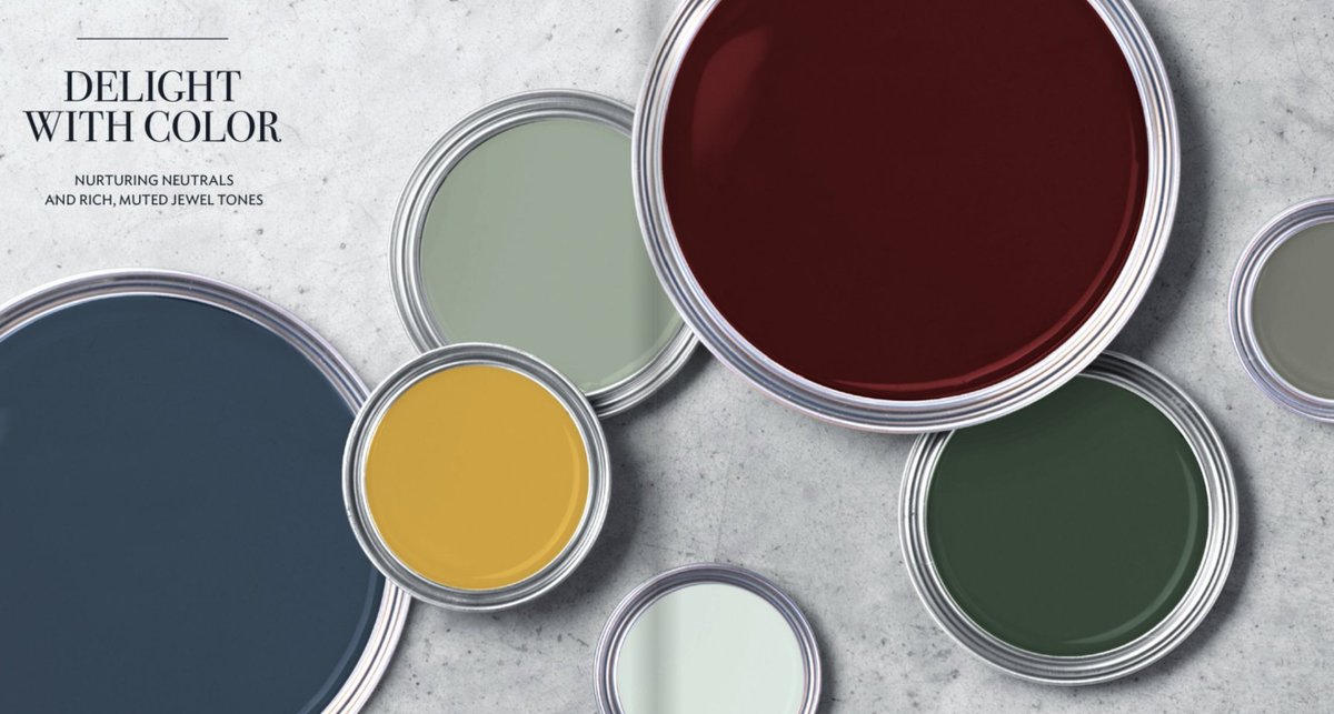 New painted colors from Omega Cabinetry! We love the rich, muted shades they have chosen for their summer launch - these colors will resonate with clients looking for something refreshing &amp; soothing. #omegacabinets #cabinetdesignerskingston #paintedcabinets