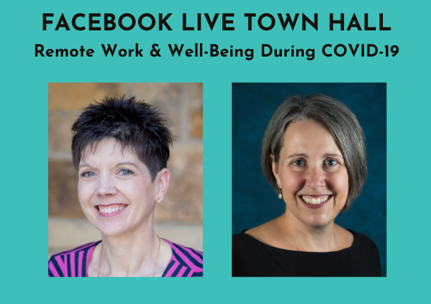 VSCPANews's tweet photo. Learn tips to manage remote work &amp; stress, and how to promote well-being, in our Facebook Live town hall with VSCPA President &amp; CEO @StephPeters and InnerWill Leadership Institute Facilitator Wendy Berenson. Tune in tomorrow, July 8, at 12:30 p.m. at https://t.co/kCeKpwRfah. https://t.co/lKnpesor7t