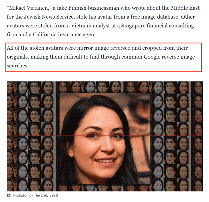 The Beast’s investigation suggests that “Joyce Toledano” - the author of the  @HumanEvents piece “Qatar Is Destabilizing The Middle East” - does not exist, and that sophisticated techniques were used to disguise her identity.