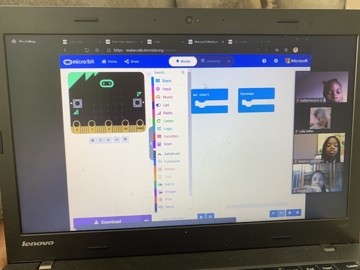 n0desolg's tweet photo. Today was !!Day 2 @TheSMHF #SummerSTEMCamp with @100GOCConyersGA! Headphones Hack using #microbits! https://t.co/E7iZdjt8uh