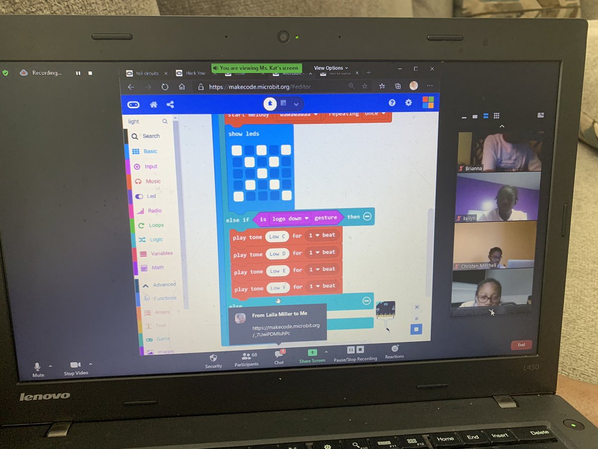n0desolg's tweet photo. Today was !!Day 2 @TheSMHF #SummerSTEMCamp with @100GOCConyersGA! Headphones Hack using #microbits! https://t.co/E7iZdjt8uh