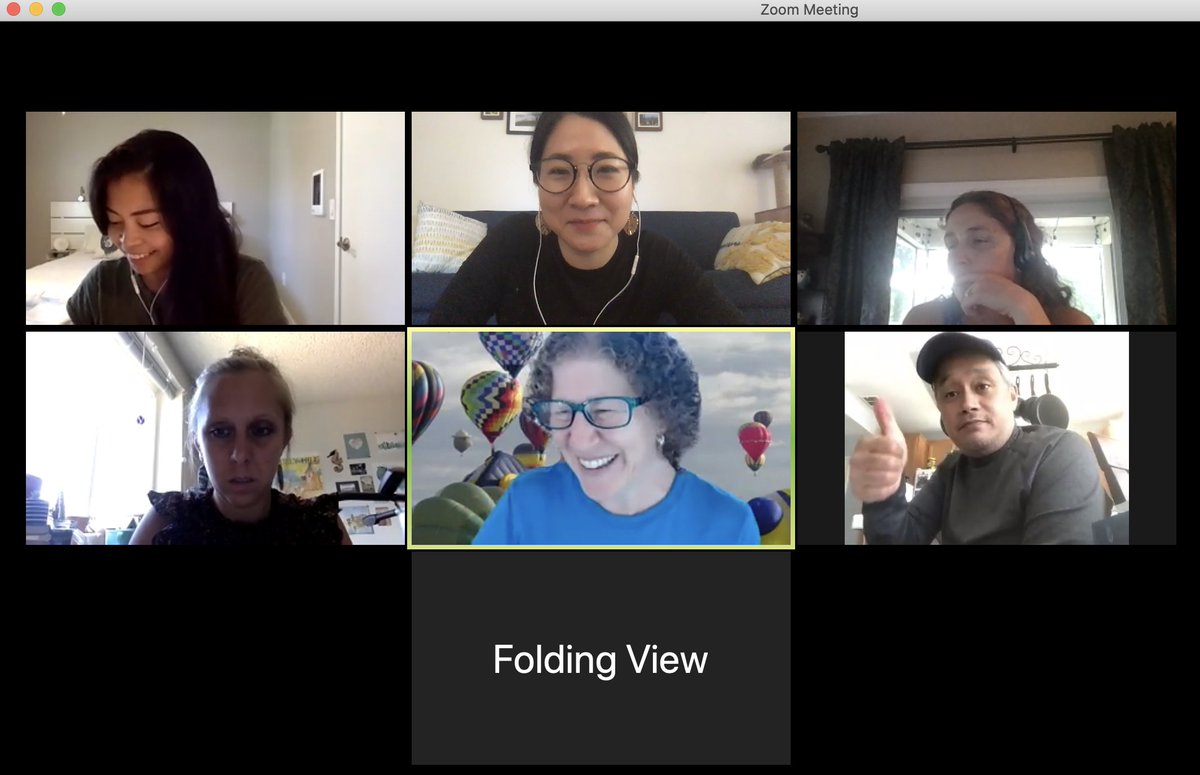 k2komatsubara's tweet photo. Stoked to be collaborating with this Vismo Think &amp; Tinker team. I can't wait to share our curriculum for visual-spatial play! @Tperlamyers @cegonzalez333 @WesINFORM @USD_JI #Mathigami #iteachmath https://t.co/pbSMvqea5E