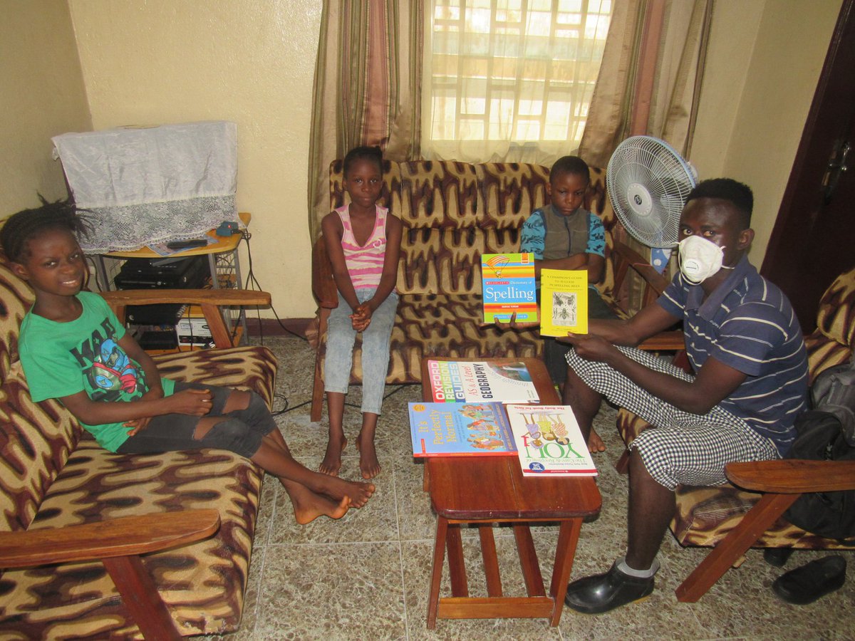 You can't come to us? We come to you! Due to #COVID19 our Social Clubs' members can't gather in huge numbers. But this won't stop us from educating the kids! We've we have started a mobile library learning program. We take the books to the kids' homes and teach them.