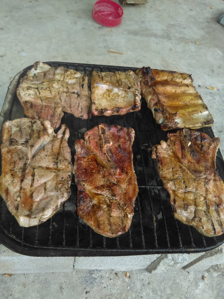 ToreyPhillips4's tweet photo. Barbecuing some Ribs, and Pork Steaks! On the Grill for the 4th of July as well. I had a great time with family as well. https://t.co/FKmiZ3qSVi