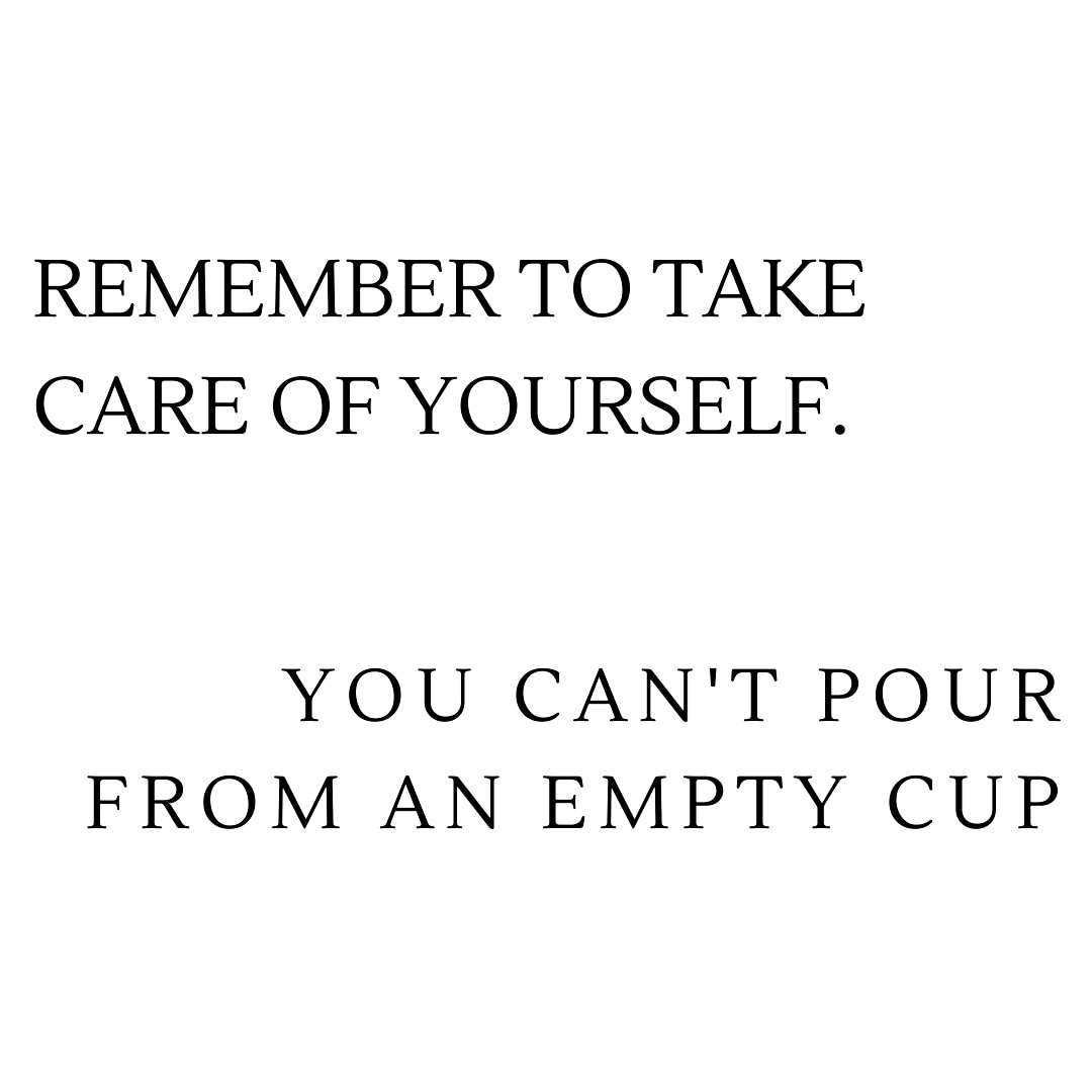 Take a few minutes everyday to take care of yourself :)

 #stressreduction #mentalhealth #physicalhealth #selfcare #caregivers #frontlineworkers #spinalhealth #prevention #torontochiropractor #torontowellness #takecareofyourself #torontoparents #workingfromhome #stressmanagement