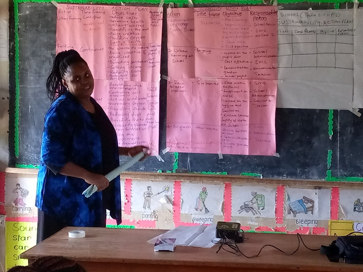 OurCity2030's tweet photo. Adopting to Energy saving technologies will not only reduce the carbon emissions but also cutting the school expenditure on fuel-@OurCity2030 Teachers and SMC drawing sustainability Action Plans.
#savetheplanet #NewDealForNature https://t.co/FxHW9WPRUD