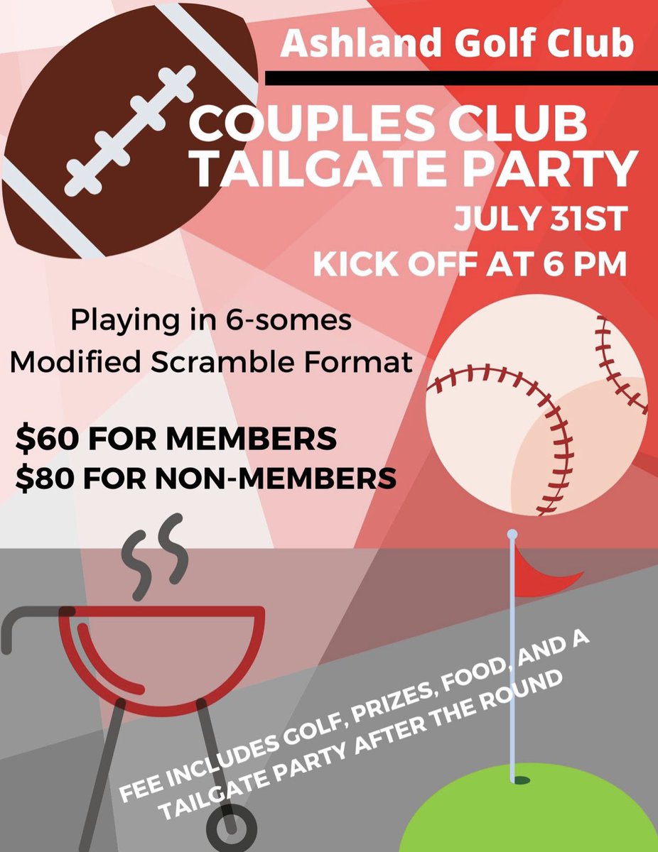 nebgolfpassport's tweet photo. Pretty cool couples event coming up soon at @AshlandGC at the end of the month! Call them to get your group signed up! #NebraskaGolf #NebraskaGolfPassport #AshlandGolfClub https://t.co/8cuqRDrtzY