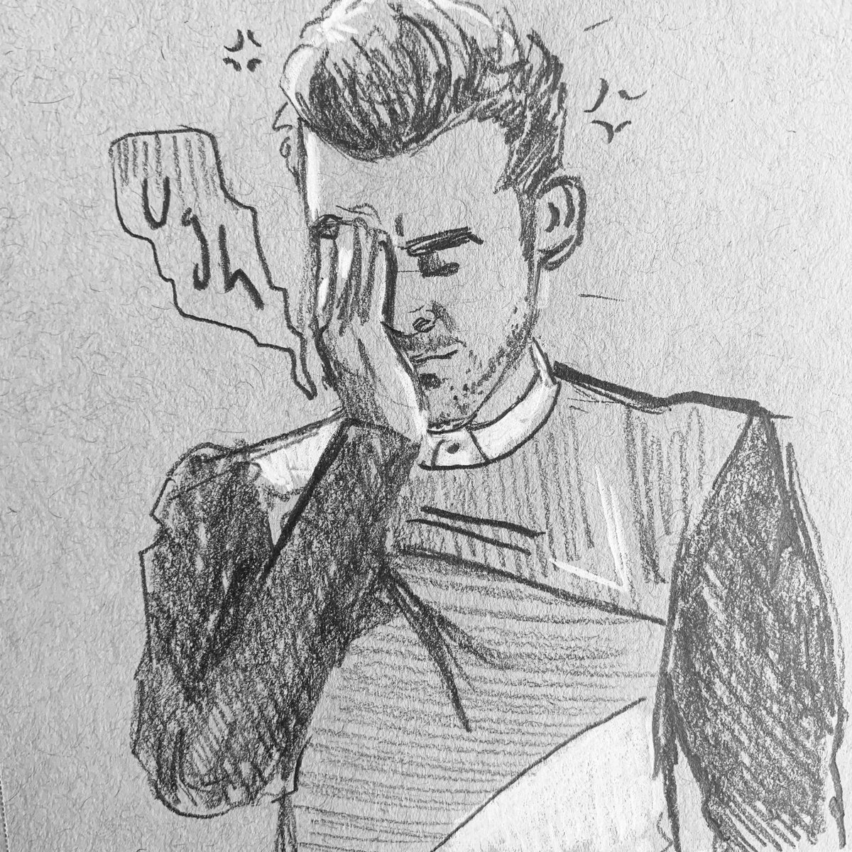 Airstripyaks's tweet image. ✨More David Doodles✨ 
#foldinthecheese #davidrose #schittscreek #doodle #study