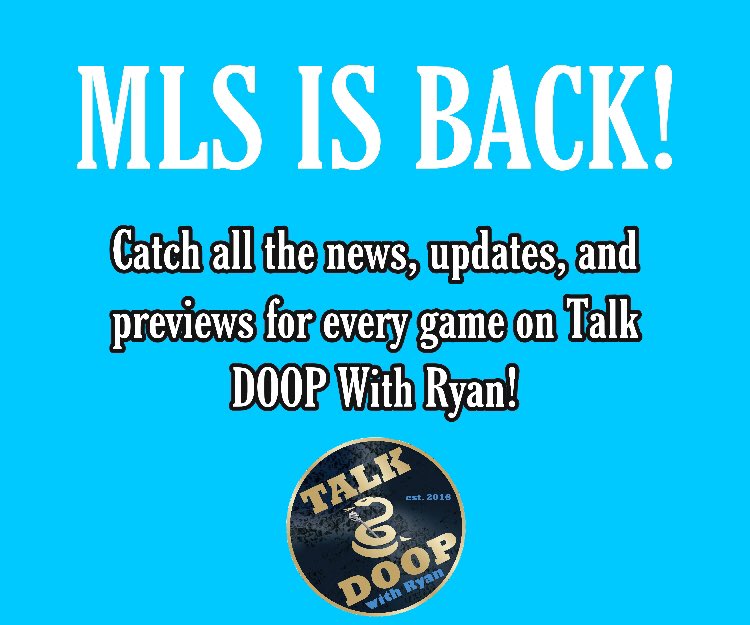 TalkDOOP's tweet photo. 🚨big news 🚨
There will be new videos everyday of the #MLSisBack tournament previewing every match. So if you’re not subscribed to #TalkDOOP yet make sure you click the link in my bio and keep your eyes peeled for daily videos! https://t.co/SEPo8kE5K8