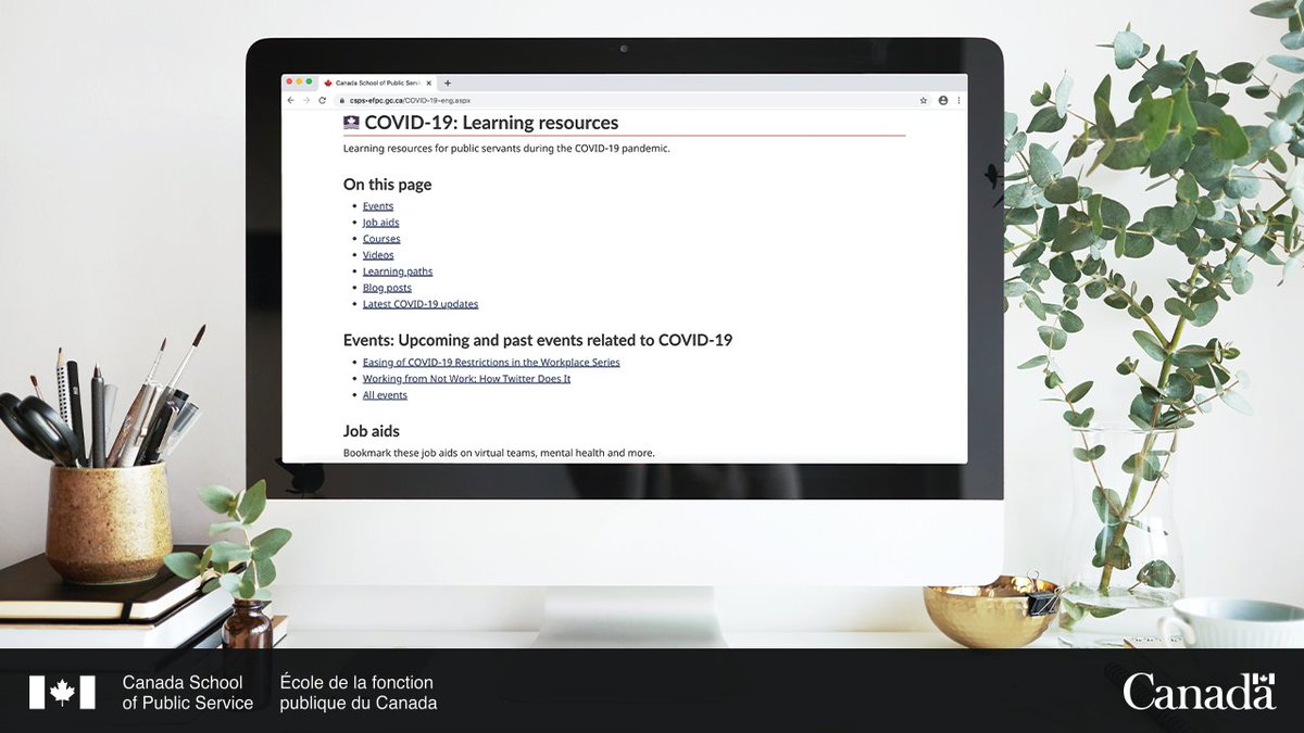 School_GC's tweet photo. Since the start of the pandemic, new events, courses and tools have been created to support you. 

Bookmark this web page to find all the #COVID19 learning resources in one place: https://t.co/5RGVzoT2yU https://t.co/wTzdj6zKFR