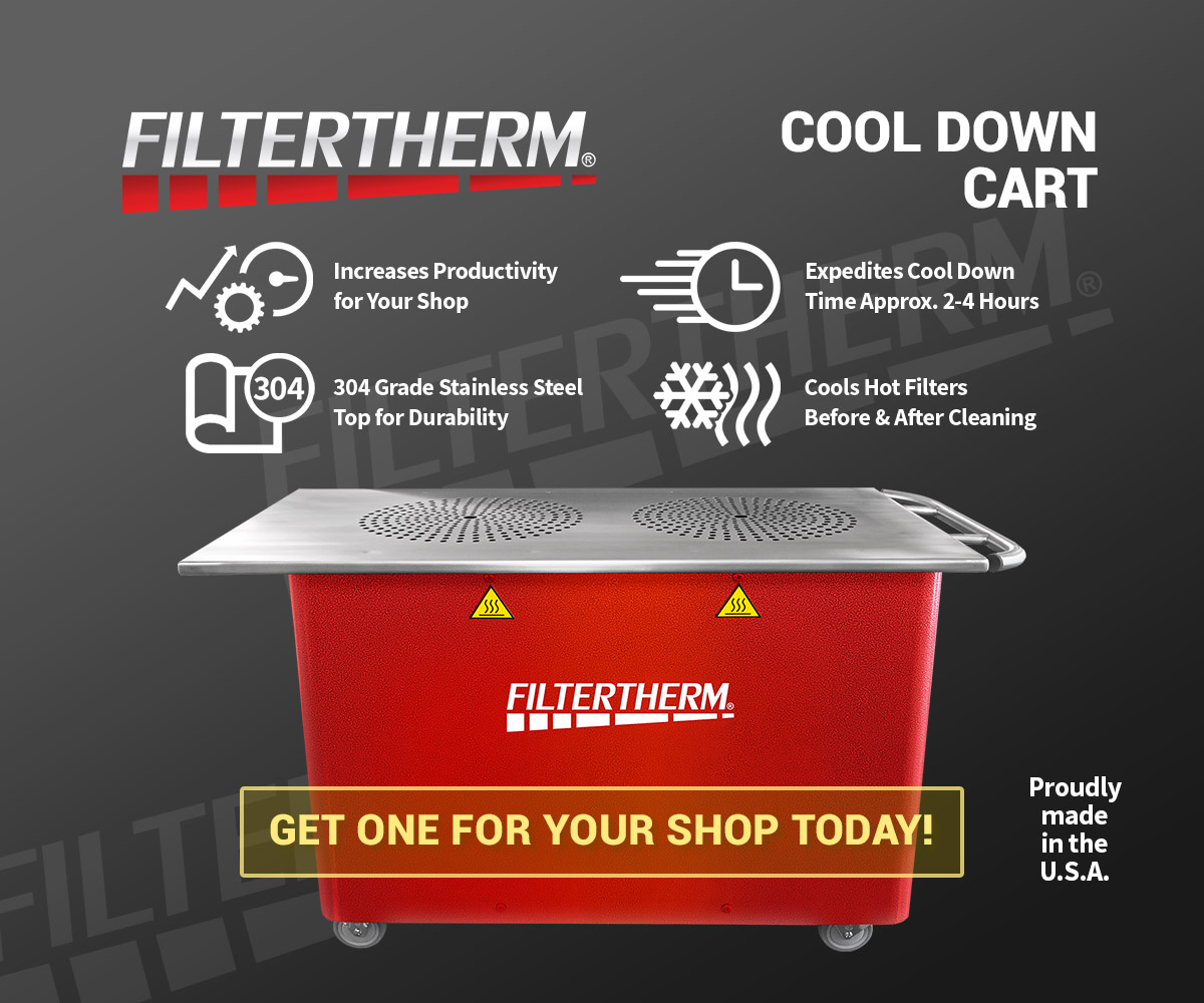 repdpf's tweet photo. The Filtertherm® Cool Down Cart reduces the cool down time of hot filters by 2-4 hours, expediting the overall cleaning process. Get one or 2 for your shop today! 
https://t.co/D1CFwZbFlm

#Filtertherm #RedlineEmissionsProducts #DPFCleaning https://t.co/4gph1BubeO
