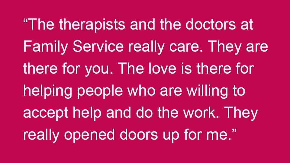 fspcares's tweet photo. After spending more than 30 years struggling with mental health and substance use issues, Lewis had enough. He knew he needed a change. After being referred to Family Service, he started receiving counseling services. https://t.co/KixPhUw2Ki