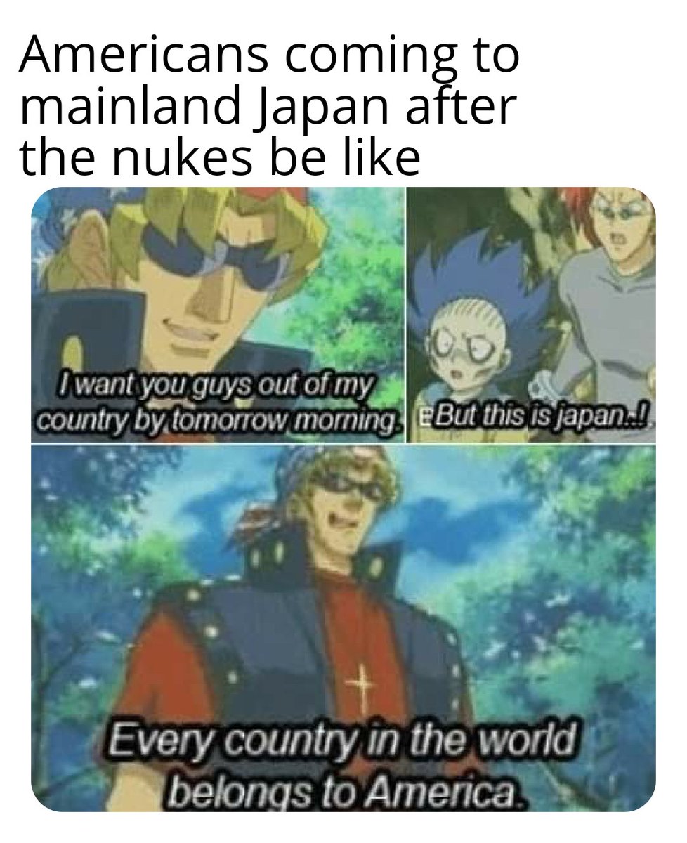 American occupation of Japan after WWII in a nutshell  https://t.co/tfodppGaWy, image size:978x1200