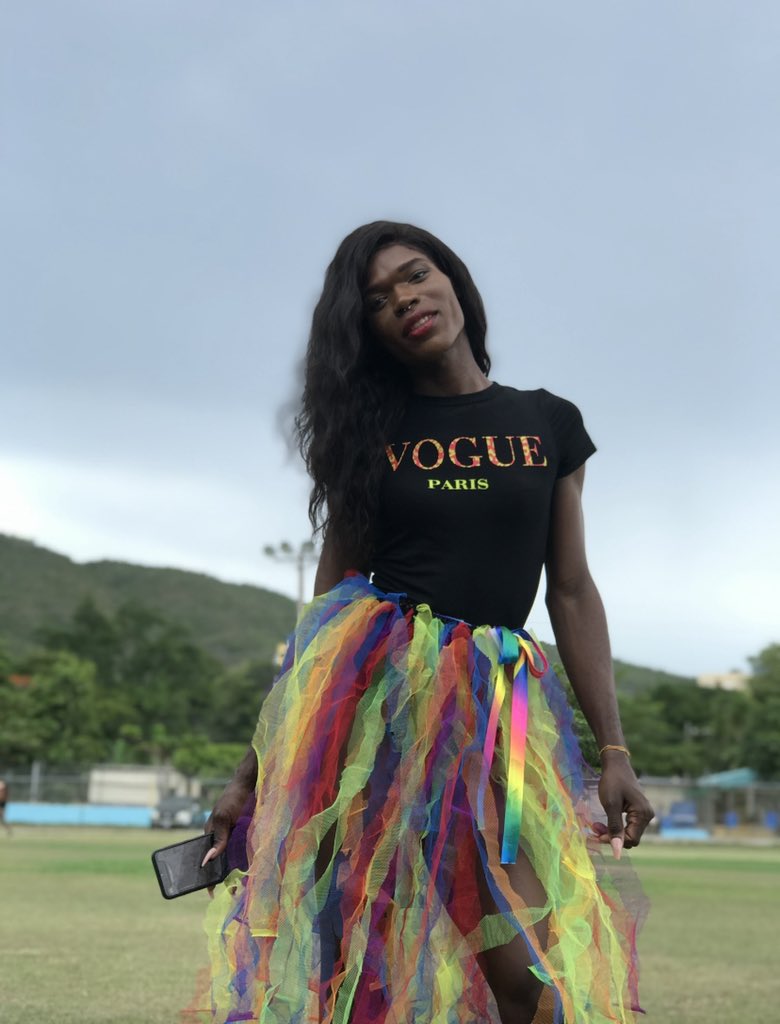 EqualityYouthJA's tweet photo. Can we talk about Paris’ look at #PrideJA2019? 😍 https://t.co/GQPZ04dhgx