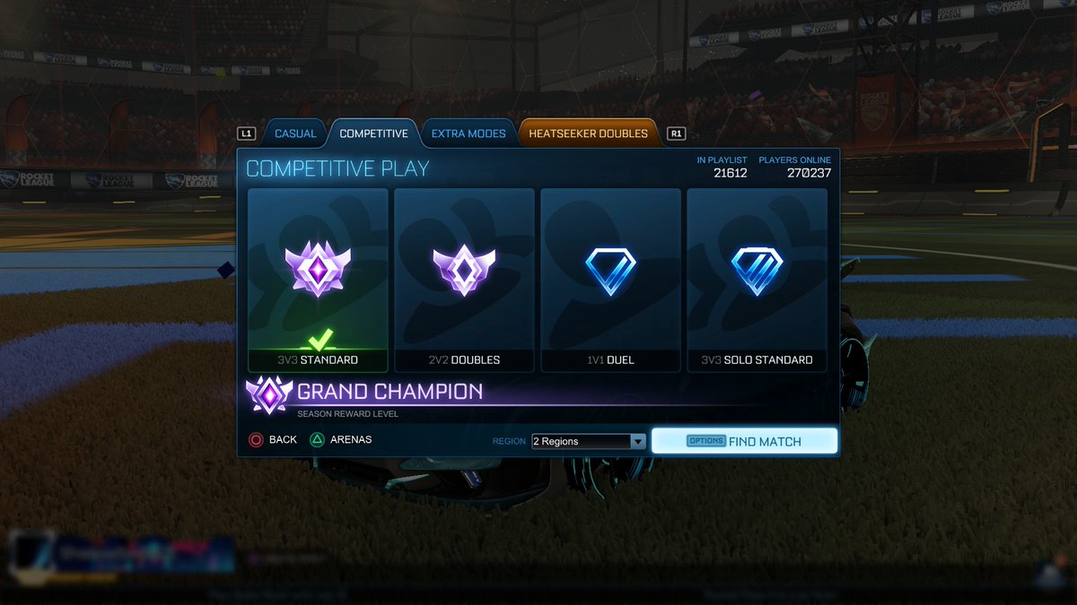 ShadowSwift521's tweet photo. Finally hit GC in @RocketLeague ! Got my rewards, too. It was a fun journey. Now I can work on my mechanics! :) https://t.co/5WnfEt7w7r