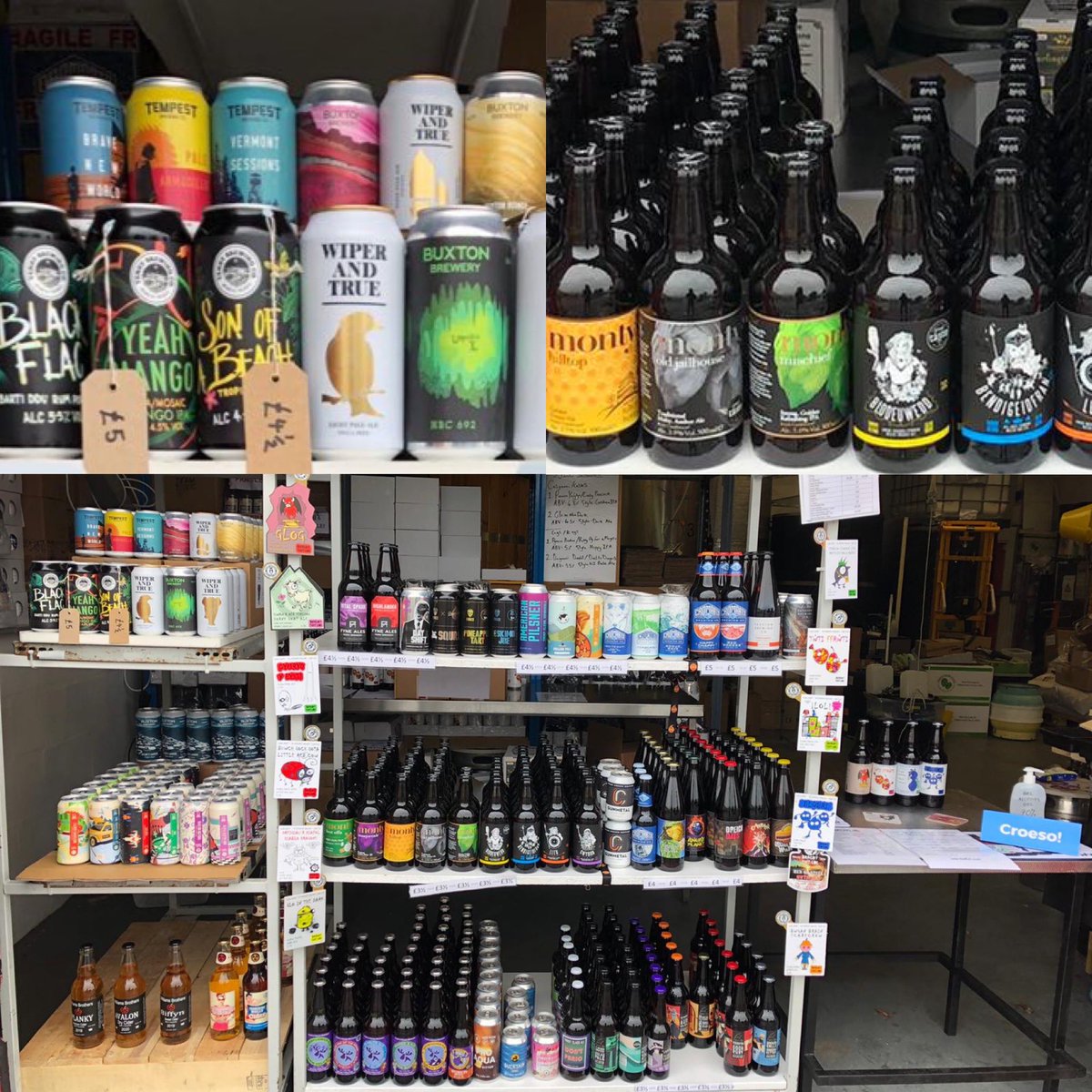 Shwd mae pawb! 

Mae ein amrediad stock cwrw bron nôl i’r arfer, gyda lot mwy caniau a photeli. 
// 
We now have more of our stock in cans and bottles!

Oriau agor // Opening hours:
Dydd Mercher 12 – 17
Dydd Iau 12-17
Dydd Gwener 9-18
Dydd Sadwrn 10-16