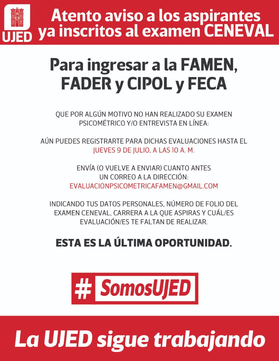 Universidad Juárez del Estado de Durango tweet media