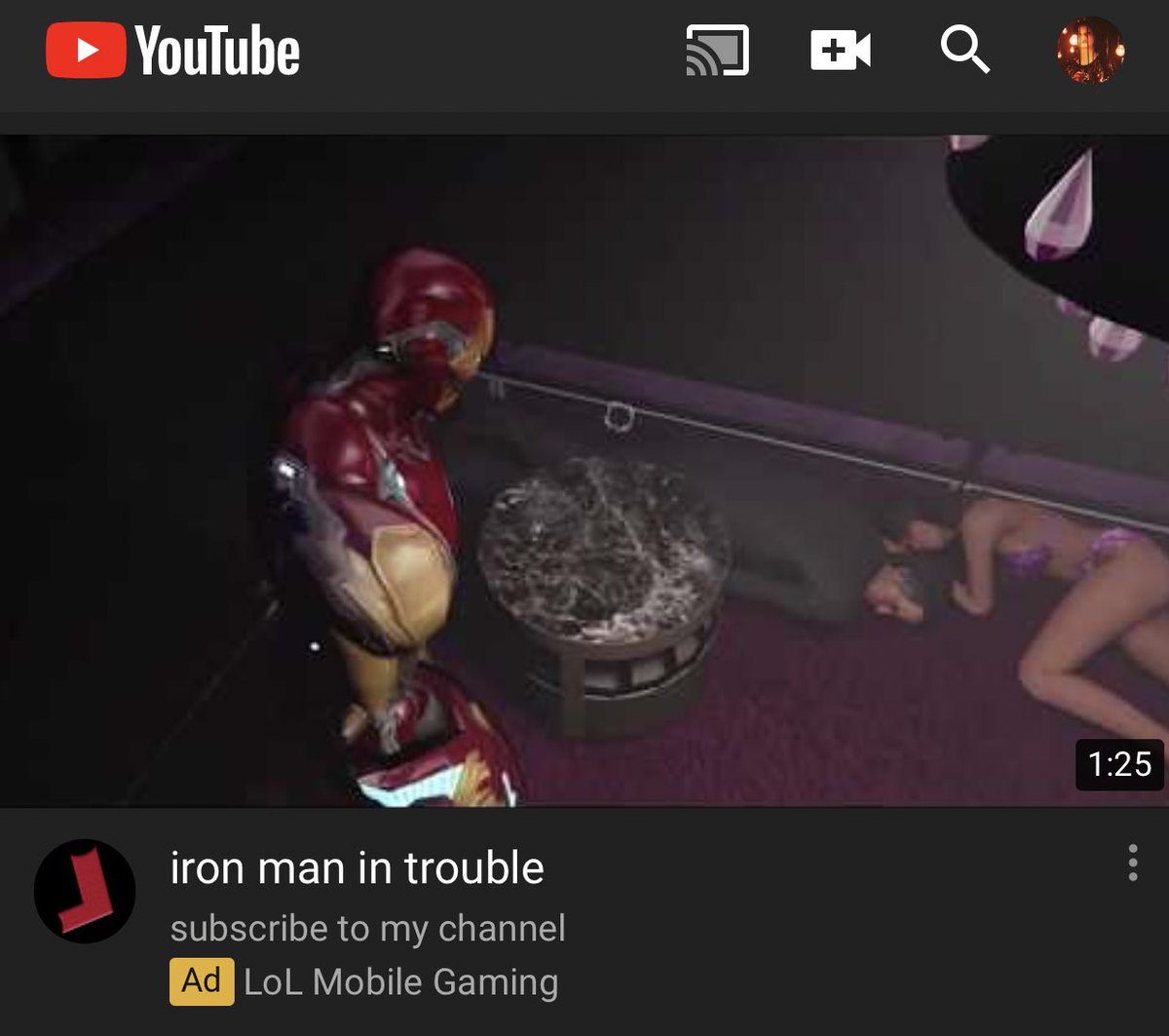 iron man in trouble