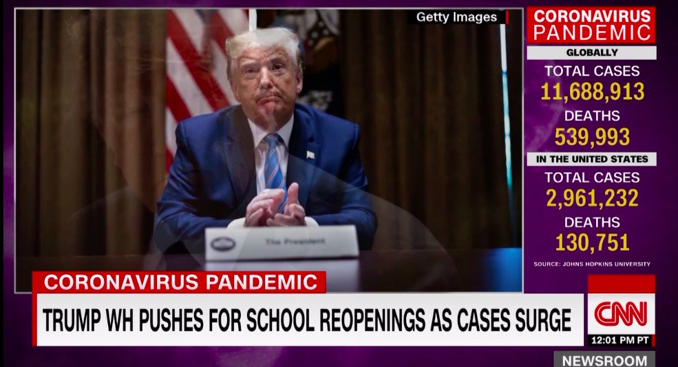 The reality is no one should listen to Donald Trump or Betsy DeVos when it comes to what is best for students. They have zero credibility for how to best support students, and how to re-open classrooms safely. 

(RT if you agree)