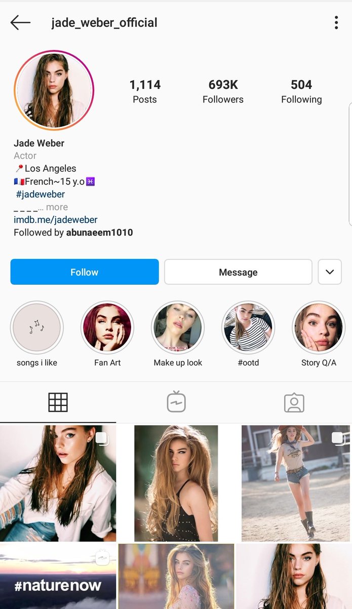 7. Jade Weber, 14 years old (USA)Jade became a model accidentally: the girl was noticed by a photographer who suggested her mother take the girl to a modeling agency. One of the first serious jobs that Jade did was a photo shoot for H&M and Vogue Italia.