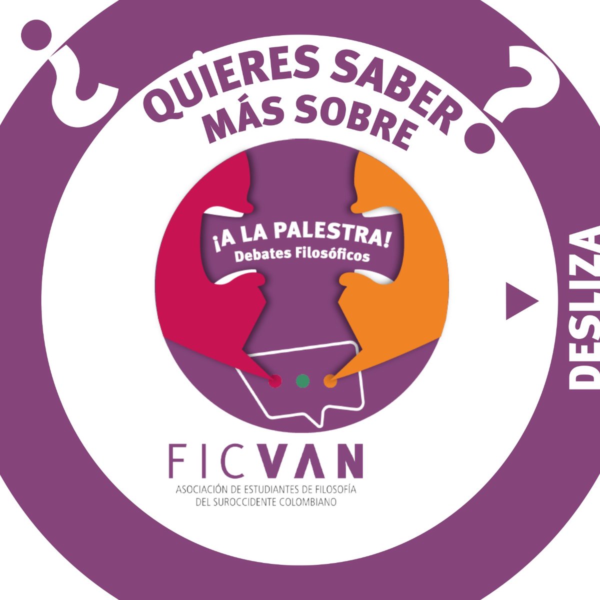 asoficvan's tweet photo. #FICVAN | #ALaPalestra | Pero ¿Qué es "A La Palestra"? ¡Conoce esta breve guía que hemos preparado para ti! No te pierdas mañana la segunda sesión de este maravilloso evento. FB LIVE: @asoficvan https://t.co/iBp8J4cpS5