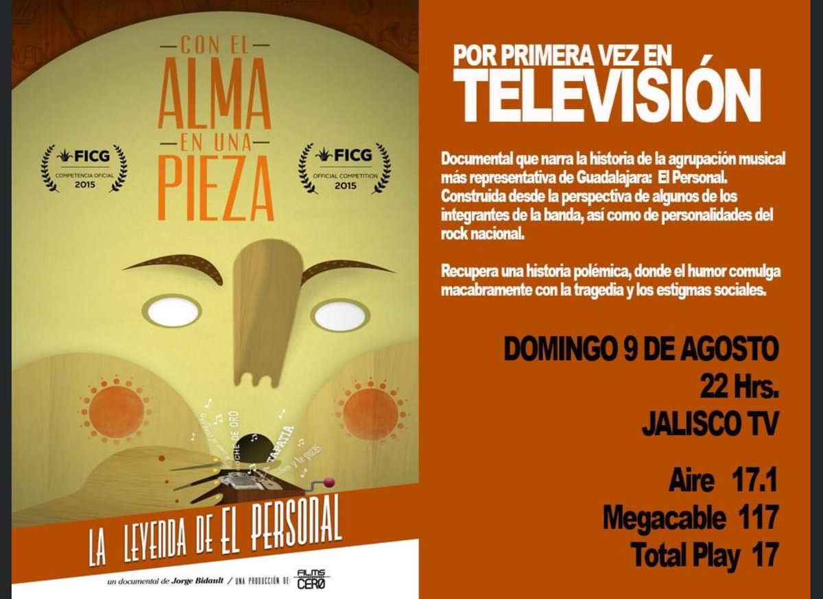 FILMSCERO's tweet photo. Estreno en televisión. Compartan por favor. https://t.co/XnE7w9yQZ1