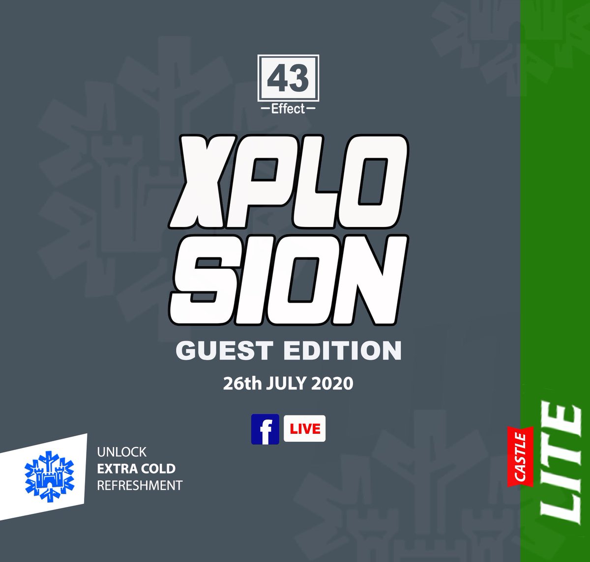 djalberto43's tweet photo. And then we drop this 🔥🚨🔥 #43effectXplosion_GuestEdition @CastleLiteUg 🔥 https://t.co/bkMTRCahUU
