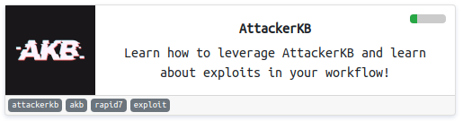 tryhackme's tweet photo. In an official collaboration with @Rapid7, we're releasing a free room on using their new tool, AttackerKB! Created by @darkstar7471

Use insight from AttackerKB to successfully exploit a realistic management server!

https://t.co/kGJxQ6Gssd https://t.co/XlpmEEFSlt