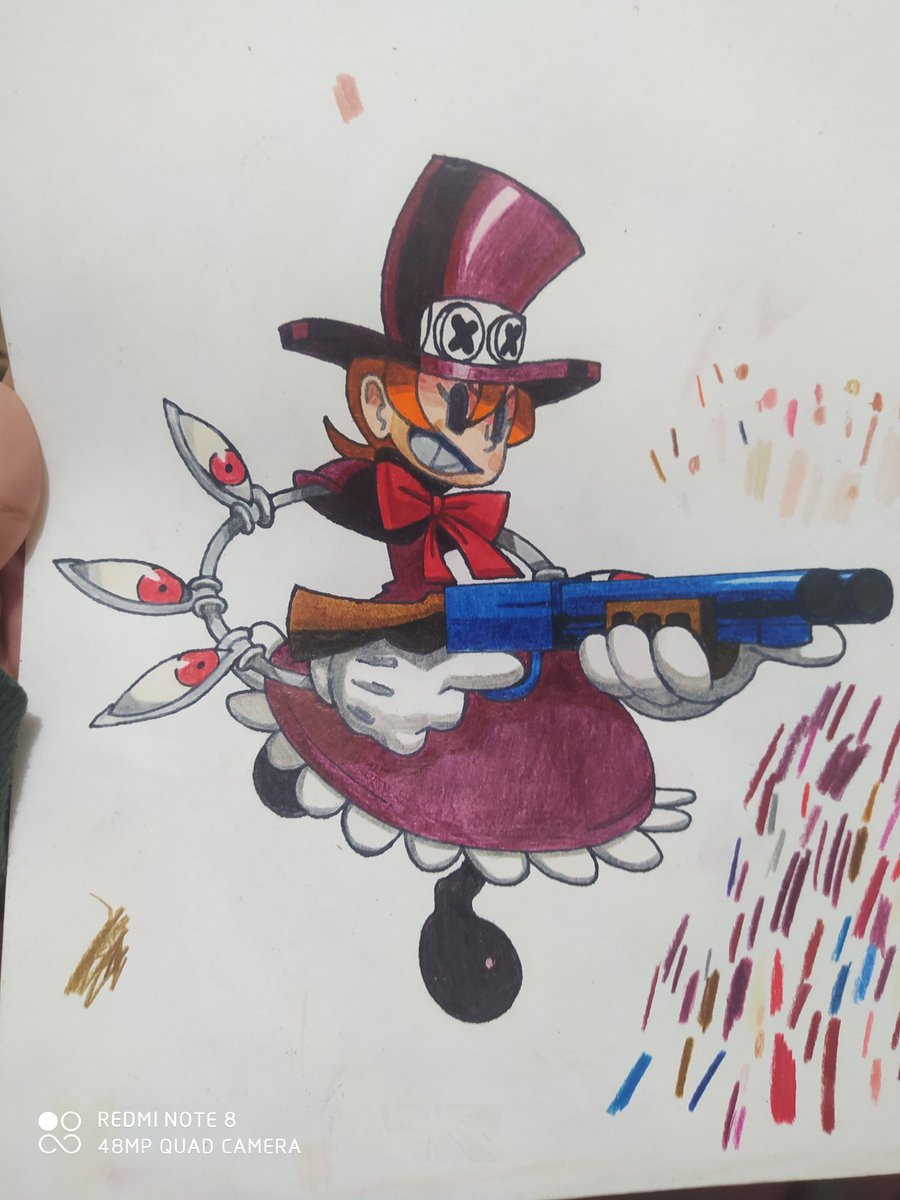 CKing1901's tweet photo. Después de mucho tiempo (en realidad dos semanas de dibujar esta cosa) dibujé a Peacock de Skullgirls.

La verdad es que no me esperaba que saliera, ya que recién hago dibujos con sombra.

Pero esto dice lo contrario....
#imback #peacock #Skullgirls #peacockskullgirls #terminado https://t.co/ADMHLUyt1v