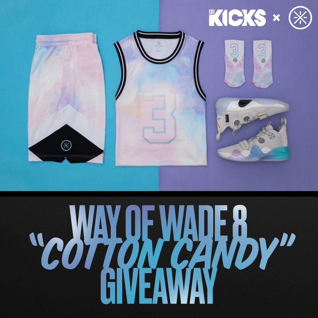 brkicks's tweet photo. We teamed up with Way Of Wade to giveaway this entire Cotton Candy collection!

How to enter:
1. Follow @brkicks and @WayofWade 
2. RT this tweet
3. Reply with your size

Winner will be chosen Saturday, July 11 🤞 https://t.co/J8568Hf6dP