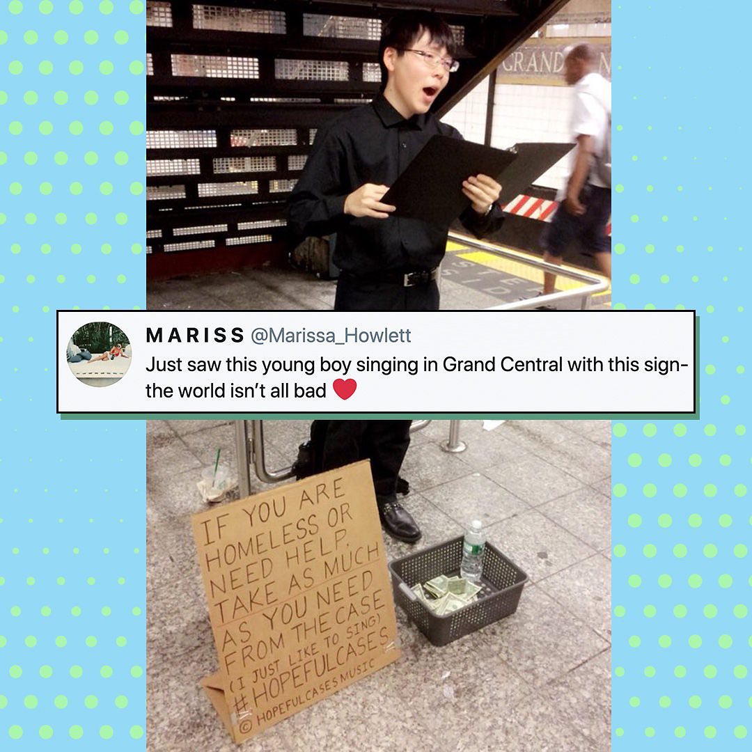 enews's tweet photo. Gentle reminder: The world isn't all bad. ❤️(📷: Twitter: @marissa_howlett) https://t.co/fkUrF4VRac