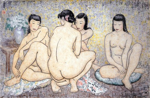 This is the work of Chinese artist, Pan Yuliang (潘玉良, 1895 – 1977). Pan became famous for being the first woman to paint in xiyanghua, (Western style), but her work on nudes was also highly controversial & drew considerable criticism. Thread
