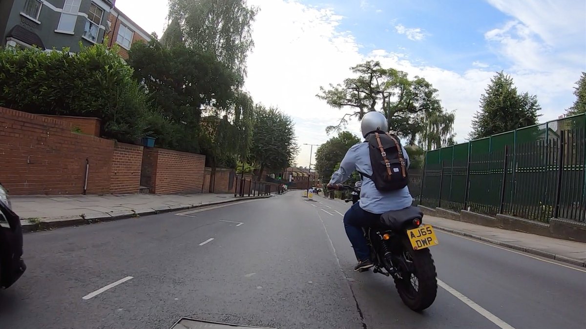 People ask about bike cameras. I use a GoPro Hero 7 Black because I use it for fun reasons as well as protection. You don't need a GoPro and they aren't cheap but the image quality is excellent. Here are two images one from a cheap (sub £20) "HD" camera and one from the Hero 7.