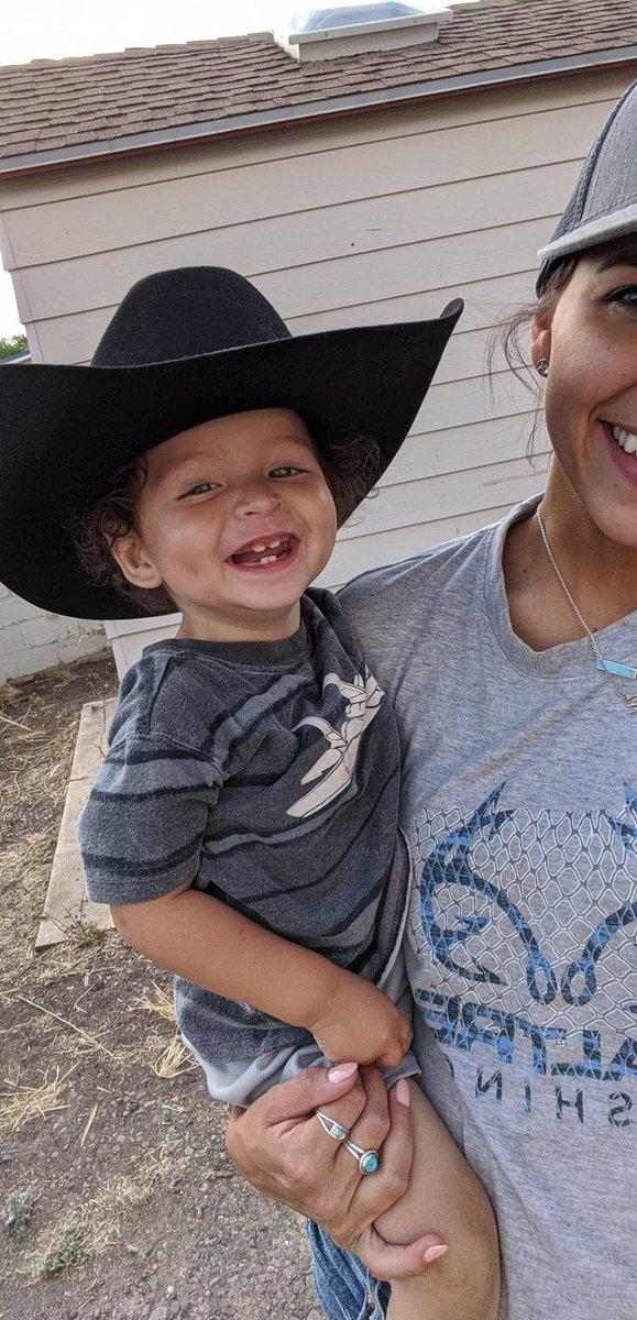 Taylor_Che21's tweet photo. My son thinks he is the shit with his cowboy hat 😊🥰 https://t.co/KiMLYkkNlE
