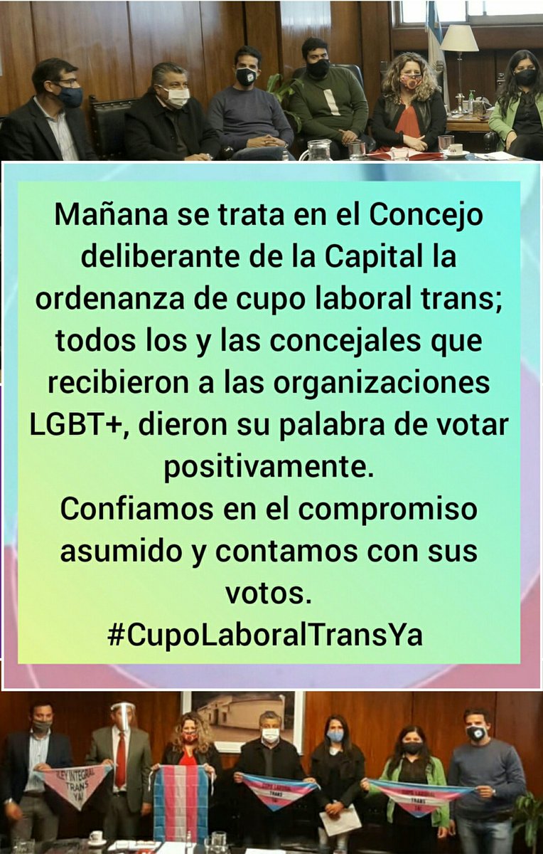 Mañana se trata el proyecto de <a href="/SaritaAssan/">Sarita Assan</a> <a href="/vargas_aignasse/">Emiliano Vargas Aignasse</a> <a href="/LuchoArganaraz_/">Lucho Argañaraz</a> ; c/compromiso de "Peronismo de la Capital" y "Vamos Tucuman" <a href="/fernandojuri/">fernando arturo juri</a> <a href="/GonzaCarrilloL/">Gonzalo Carrillo</a> <a href="/ErnestoNagleOk/">Ernesto Nagle</a> <a href="/davidmizrahiok/">David F. Mizrahi</a>  <a href="/jhonnyavila67/">Jhonny Avila</a> <a href="/Crispetersenok/">Cristian Petersen</a> @aromanonorri Sus votos harán un Tuc más justo