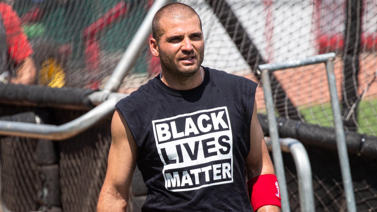 That's our first baseman. 

#BlackLivesMatter
