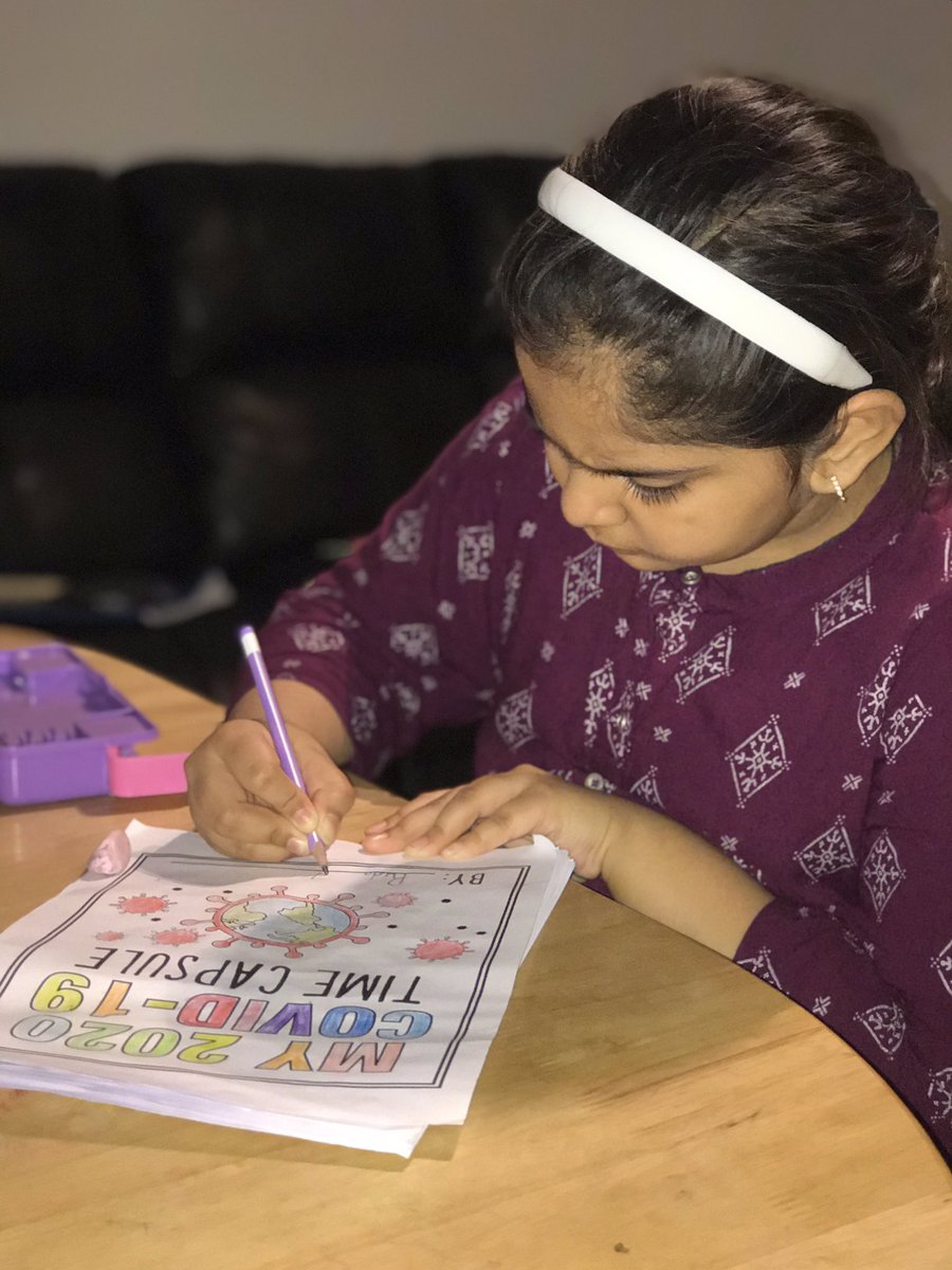 Asma49049665's tweet photo. Hi @MrBeach94 . Today’s work completed . Rida is working on Covid- 19 Time Capsule and will be sharing with you soon😀 https://t.co/NDKFxf8hl5