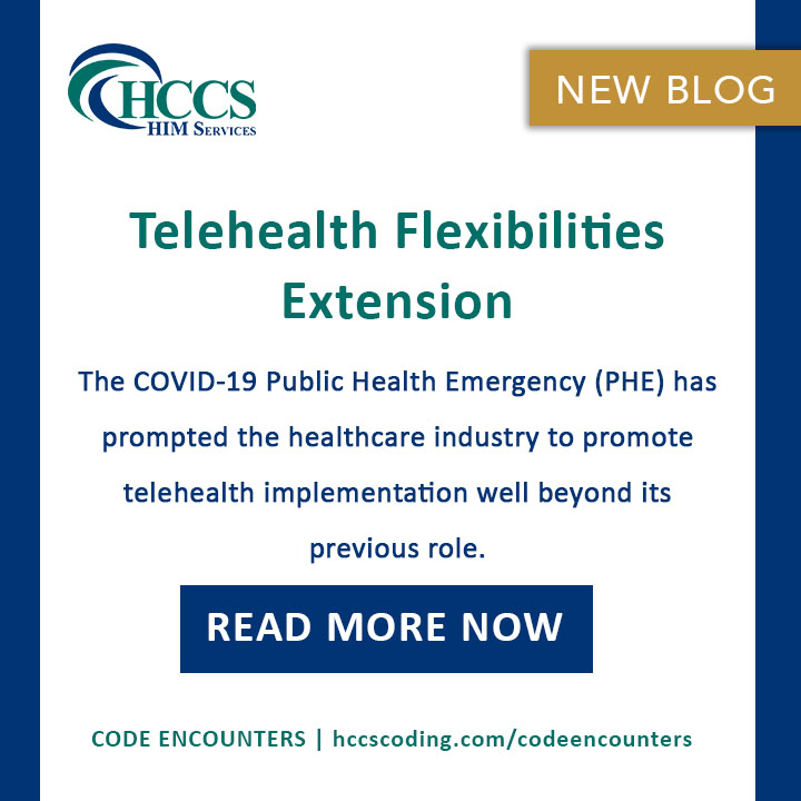 HCCSCoding's tweet image. #Telehealth flexibilities and waivers have been expanded - what do you need to know? Find out now on our blog: hubs.ly/H0sf7yJ0 #CodeEncounters #HIMcommunity #HCCSfamily