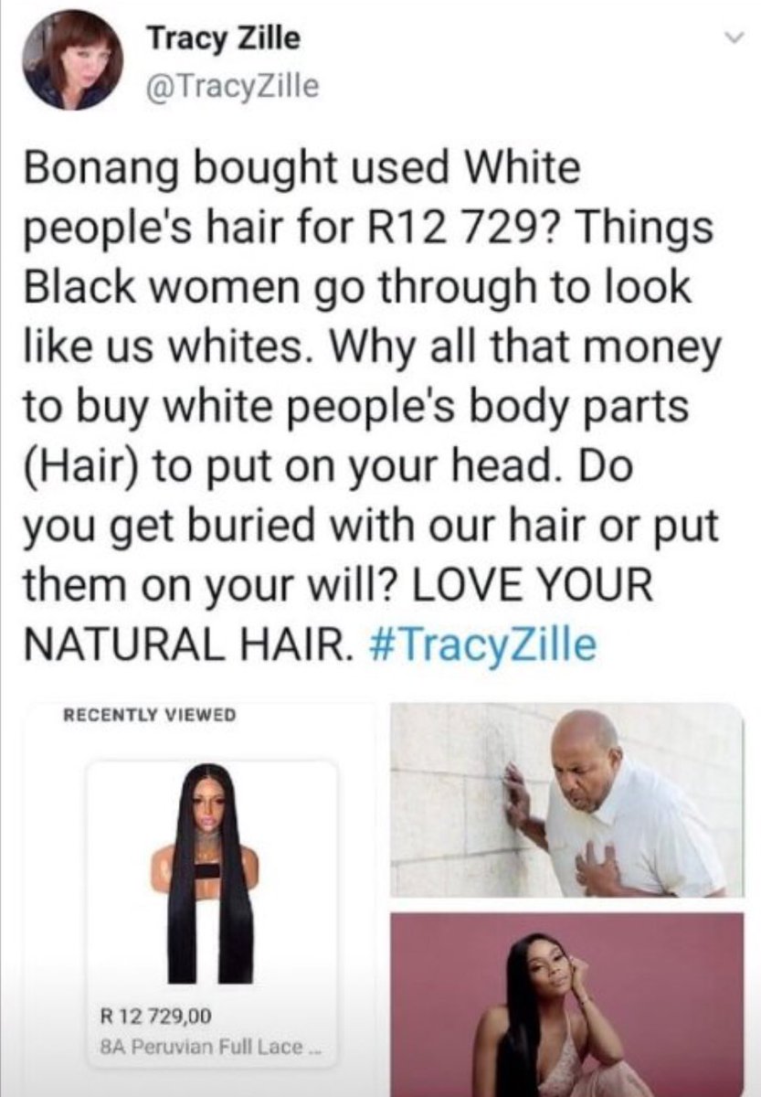 Lotanang_S's tweet photo. Hw do you expect black people to love their hair when white people forced them to hate everything about being black. Buh no, bcoz white people didn't accept black culture black people had to lo look white to be accepted in the society, or at least get a job. #tracyzille https://t.co/3iqsk0OJ8j