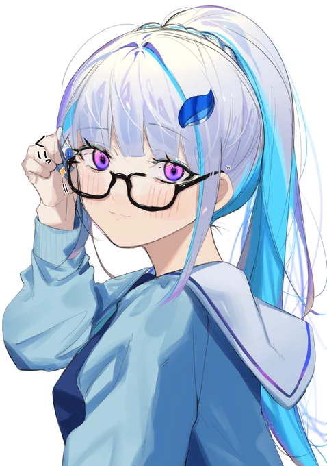 黒ぶちポニテ #ヘル絵スタ 