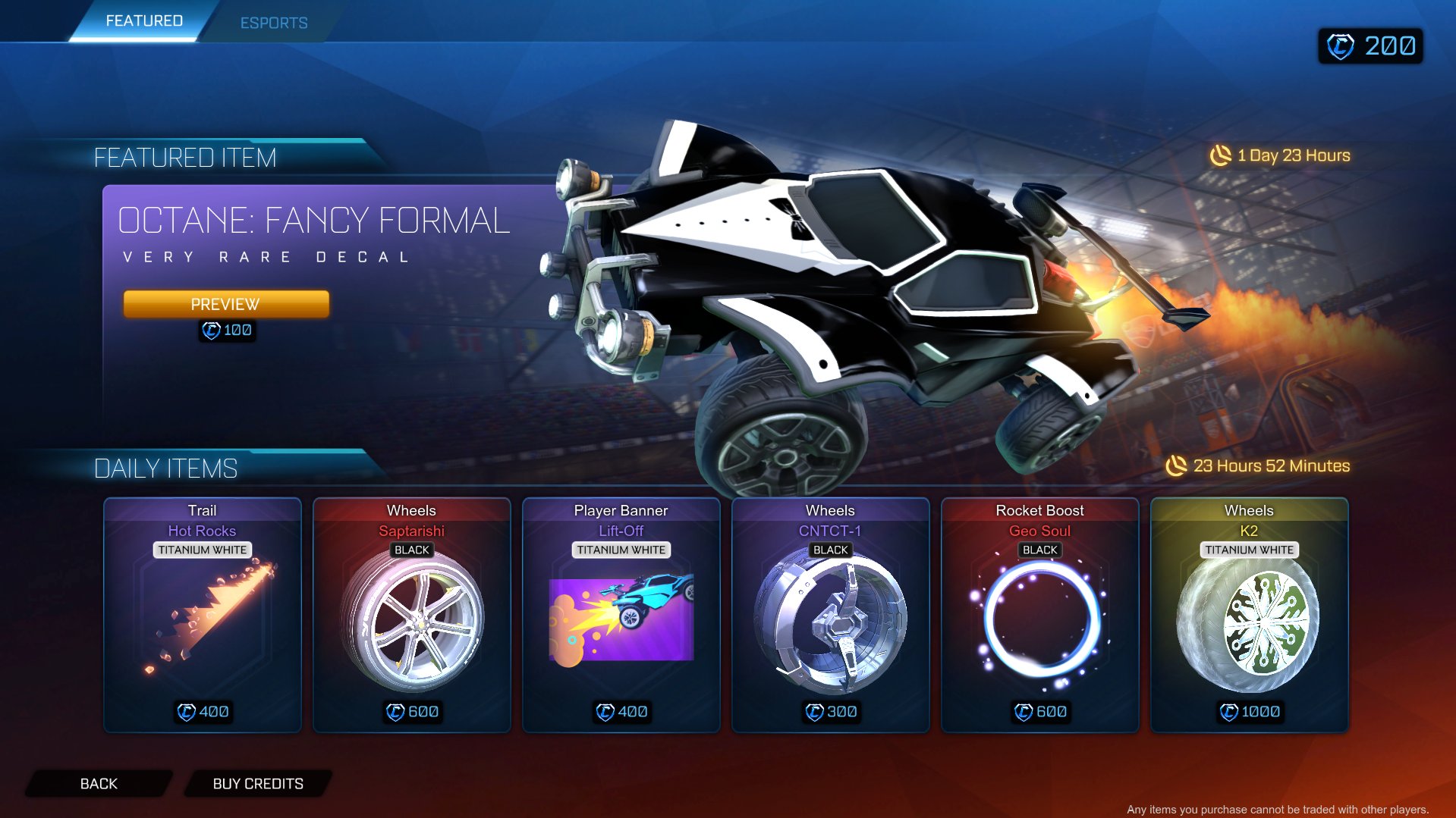 Rocket League Shop on X