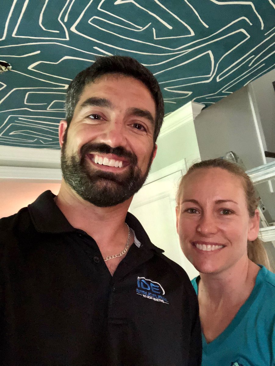 Carolinawlcvrng's tweet photo. When our work worlds collide π₯°
He showed up to do an inspection for a repeat client...who is also my client!
#lovemyhubby
#idecharlotte
#structuralengineer #StructuralDesigner
#carolinawallcovering
#ceilingwallpaperinstall https://t.co/vE2oSP9bOl