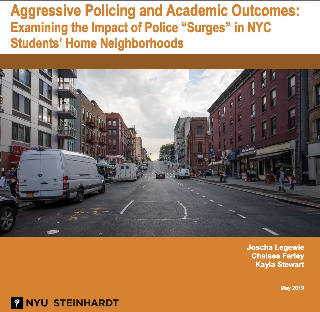 467/ "Operation Impact...quickly increased the number of police officers in specific high-crime areas designated as 'impact zones'" Found significant negative impact of these policies on standardized test scores of black youth in affected areas.