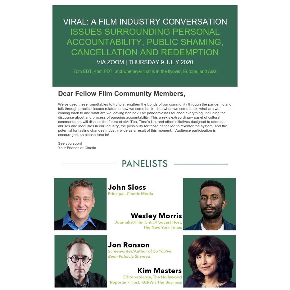 Surprise, bet you thought you’d seen the last of us! Roundtable is BACK this Thursday at 4pm/7pm to discuss cancel culture. Link to register your spot —&gt; us02web.zoom.us/webinar/regist…