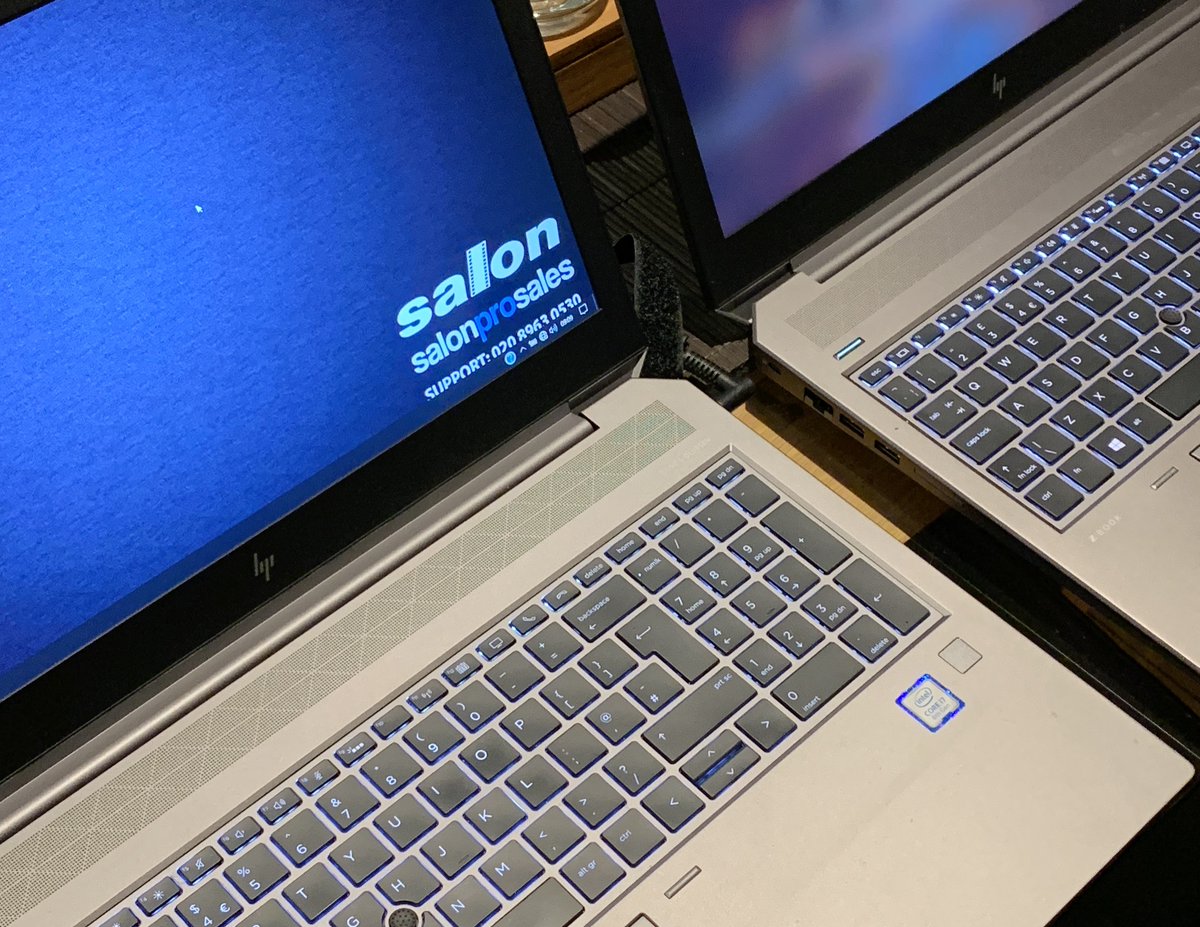 salon_rentals's tweet photo. Lots of Salon laptops popping up on screen in the background on various tv shows tonight!! Been really great delivering tons of laptops all over the UK in the last few months to lots of individuals remotely contributing. #suppliedbysalon #remote #postproduction #tv https://t.co/0lmfq1aX32