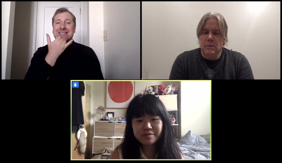 laurenappelbaum's tweet photo. @madelinedinonno @GDIGM Today's #RespectAbilityLab continued with a Q&amp;A with @StephenChbosky, @Respect_Ability board member and author, director &amp; screenwriter. Thank you Stephen for great advice and honest conversation.  
#RespectTheAbility #RepresentationMatters https://t.co/IcuvNMx5Hu